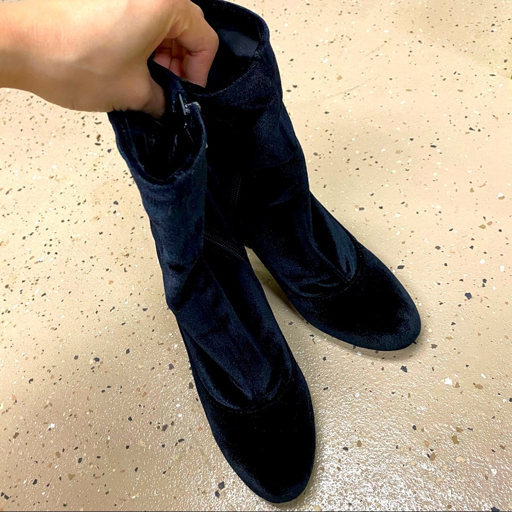 Sam Edelman velvet sock boots